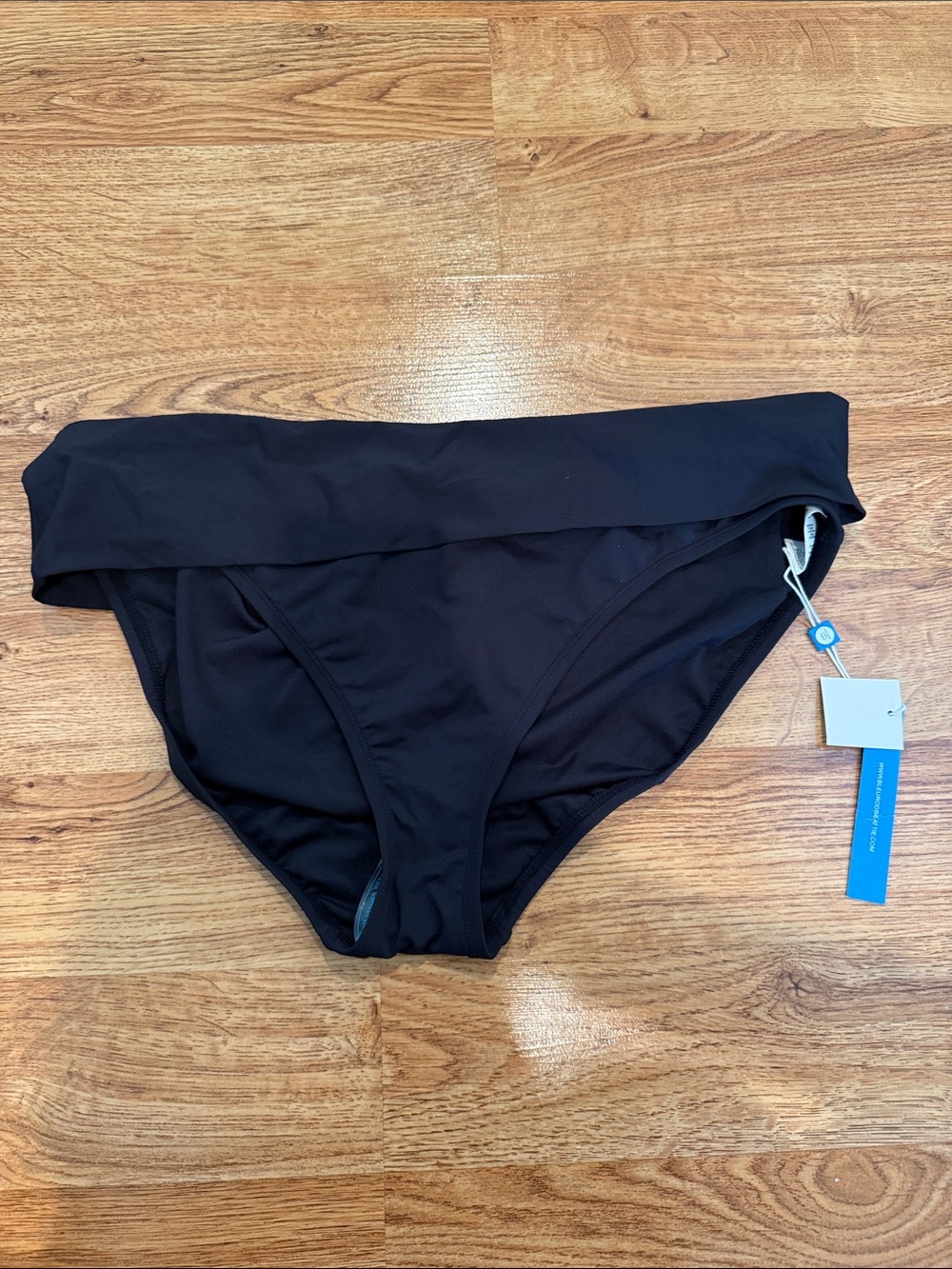 NWT Bleu Rod Beattie Bikini Bottoms Black Size 14